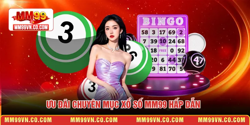 Ưu đãi chuyên mục xổ số MM99 hấp dẫn